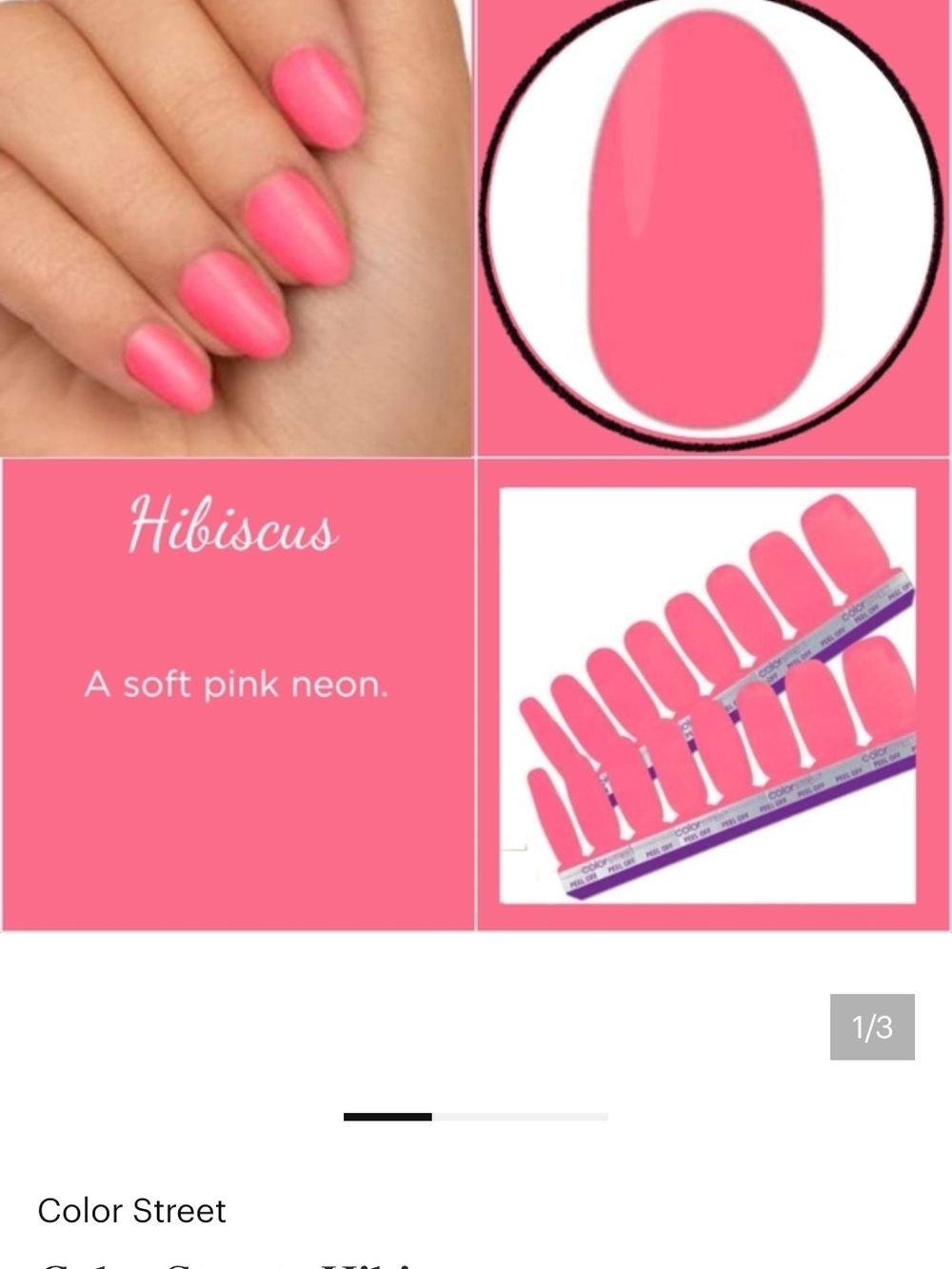 ColorStreet Pink Combo (Shockwave, Wanna Have Fun, Hibiscus) - Picture 6 of 6